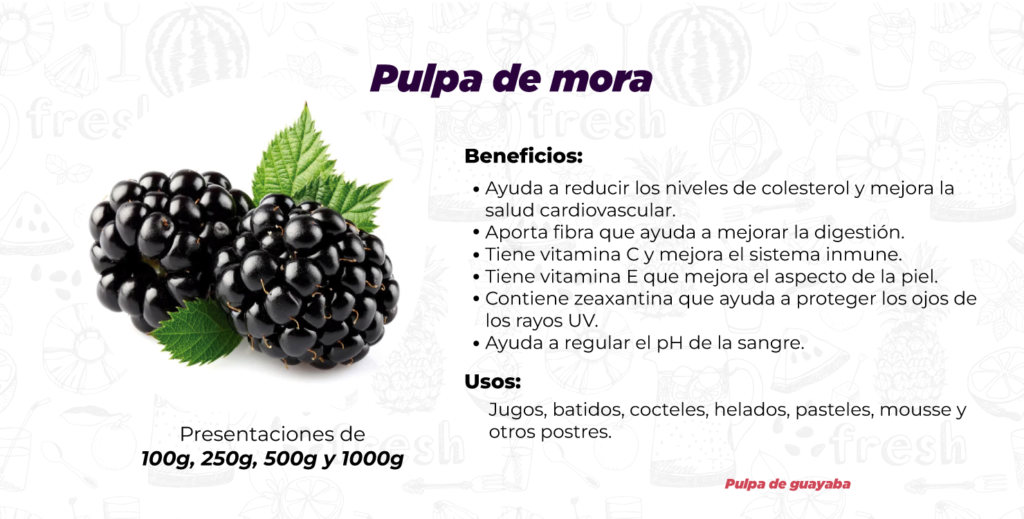 pulpa de mora