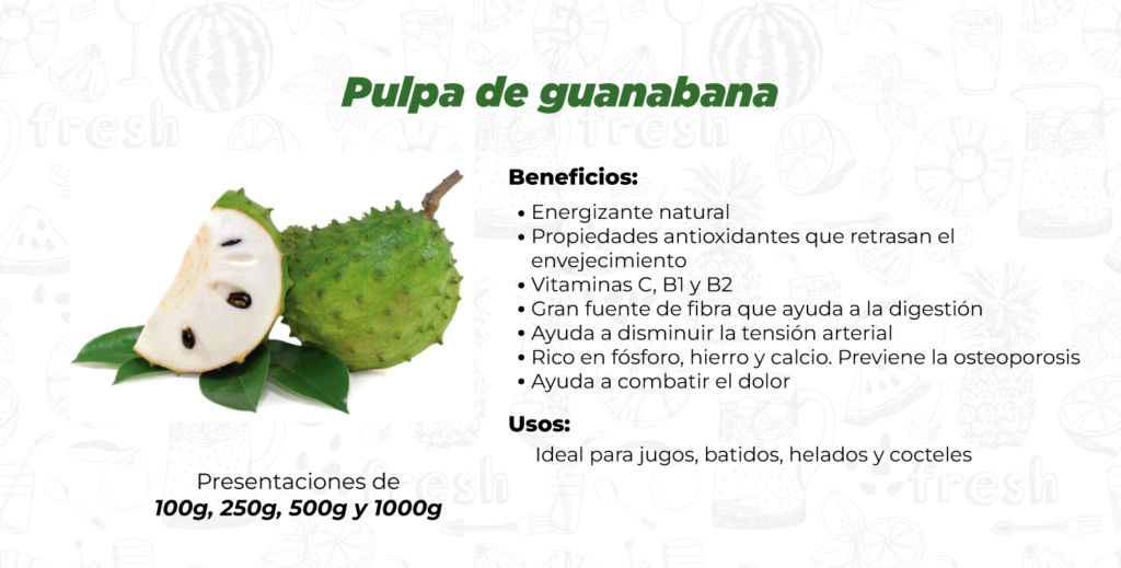 pulpa de guanabana