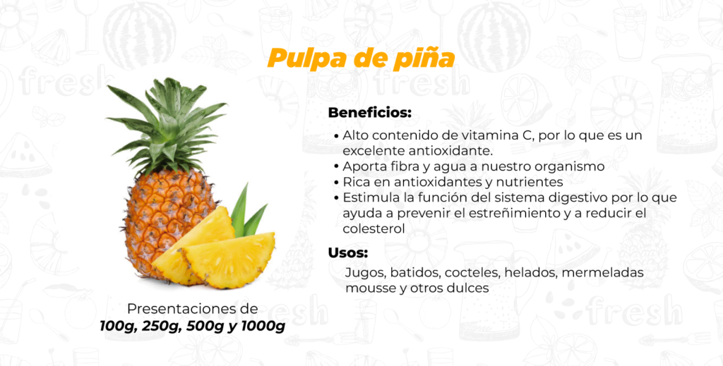 pulpa de piña
